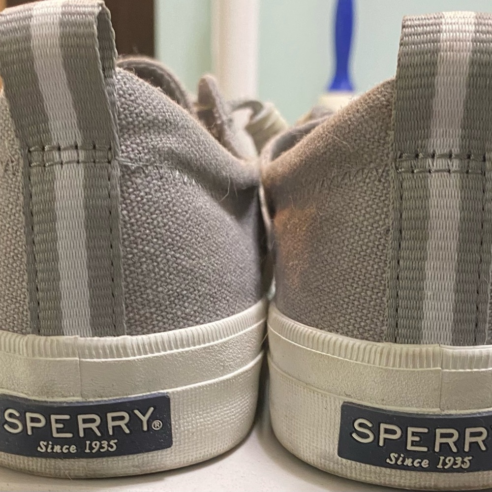 Sperry Crest Vibe Gray Casual Comfort Sneaker Shoes Women's Sz 8 STS9904 - Picture 3 of 5